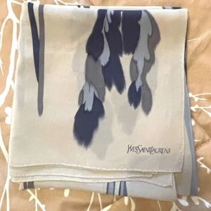 Yves Saint Laurent silk scarf